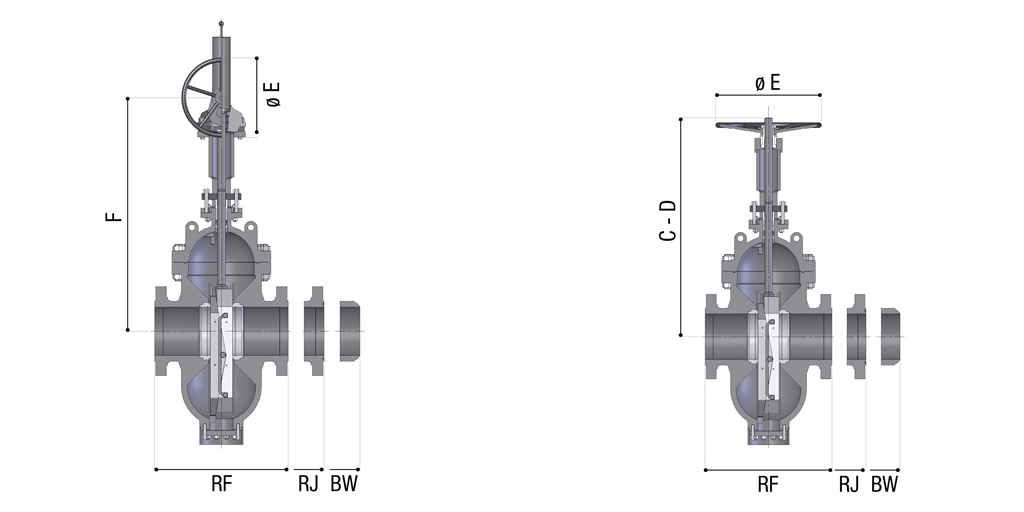 Class ASME 600 (PN 100)