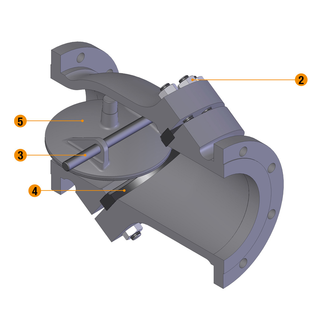 Tilting Disc Check Valve Split Body