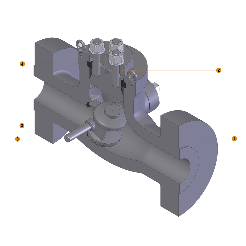 Pressure Seal Cover Tilting Disc Check Valves - Top Entry