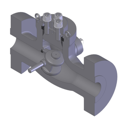 Pressure Seal Cover Tilting Disc Check Valves - Top Entry